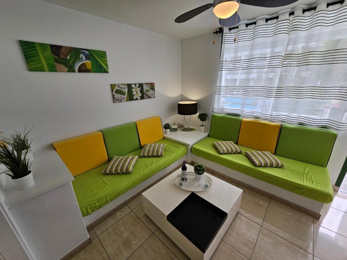 Casa Palmera 3 Only 150 Metres To The Beach, Heated Pool, Wifi, Sat-Tv, Balcony Arona  Exterior foto