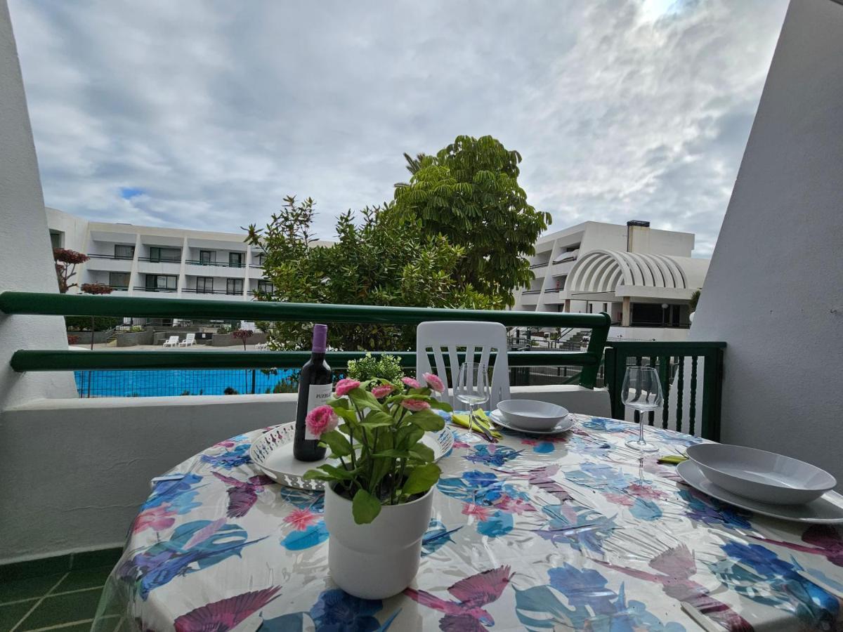 Casa Palmera 3 Only 150 Metres To The Beach, Heated Pool, Wifi, Sat-Tv, Balcony Arona  Exterior foto